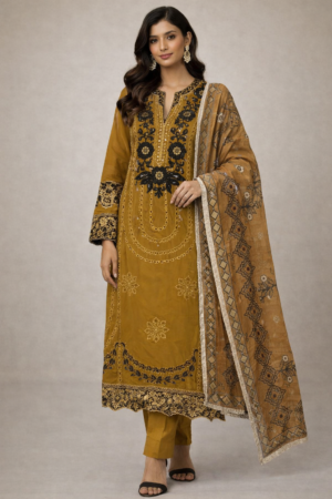 3 Piece Chikankari Cotton Suit